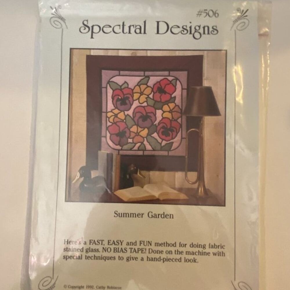 Vintage Summer Garden Pattern Special Designs 506 Wall Quilt Country Grandma